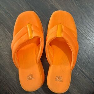 NWOT wild fable platform sandals